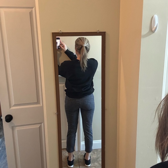 Athleta gray jogger black satin stripe xs - Picture 3 of 4
